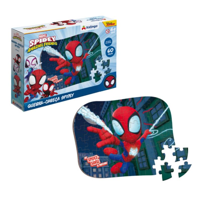 Quebra-Cabeca---Spidey---60-pecas---Xalingo-0