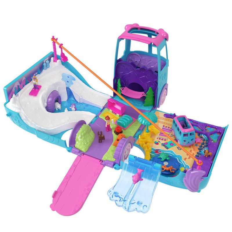 Conjunto-de-Veiculo-e-Acessorios---Polly-Pocket---Aventura-Animal-Movel---Mattel-0
