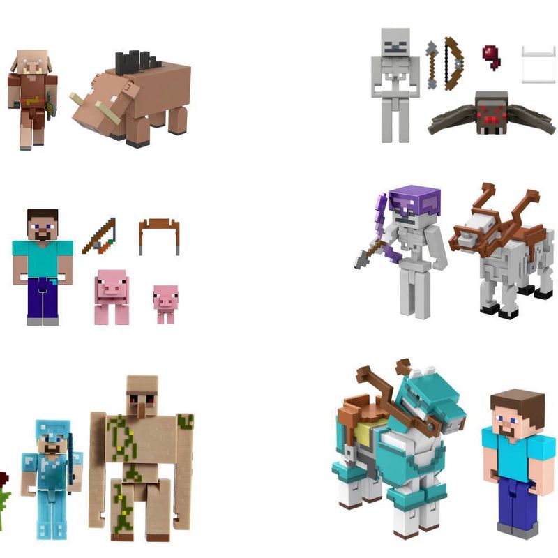 Figura-de-Acao---Minecraft-Core---Modelos-Sortidos---Mattel-0