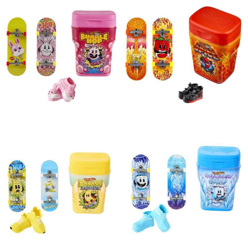 Conjunto-de-Skate-de-Dedo---Tenis-e-Chicletes---Hot-Wheels---Modelos-Sortidos---Mattel-0
