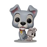 Boneco-Funko-POP----Disney---A-Dama-e-o-Vagabundo---70-Anos---Vagabundo-e-Filhote---Candide-0