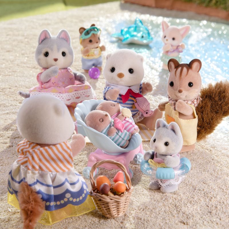 Sylvanian-Families---Familia-das-Lontras---Marinhas---Epoch-7