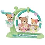 Sylvanian-Families---Bebes-Cervos---Conjunto-Balanco-Floral---Epoch-1