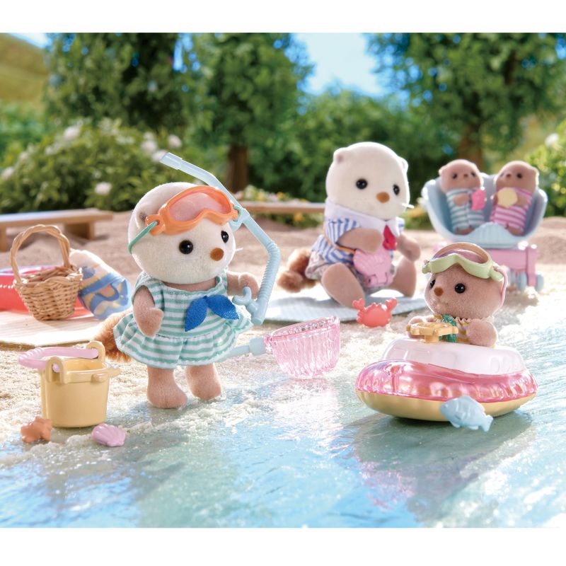 Sylvanian-Families---Irmas-Lontras-Marinhas---Conj-Snorkel-Splash---Epoch-9