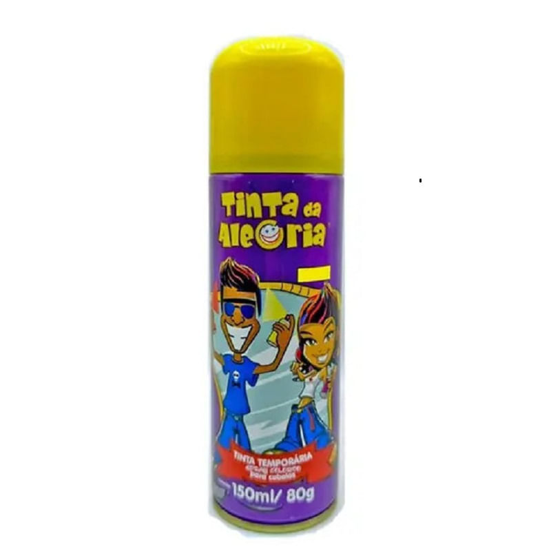 Tinta-para-Cabelo-Spray---Alegria---Cor-Amarela---150ml-0