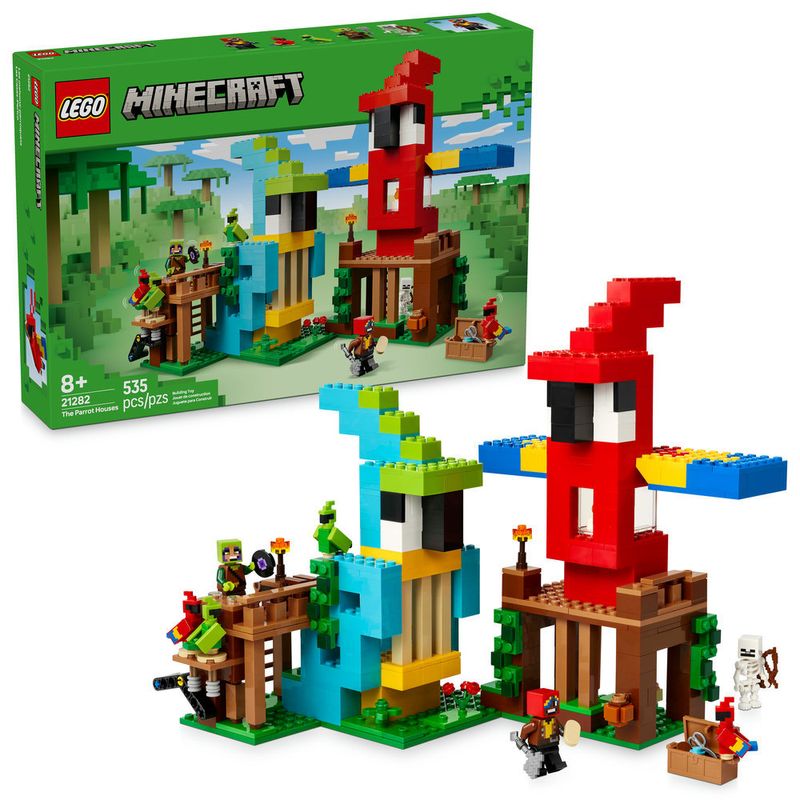 LEGO---Minecraft---As-Casas-dos-Papagaios---21282-0