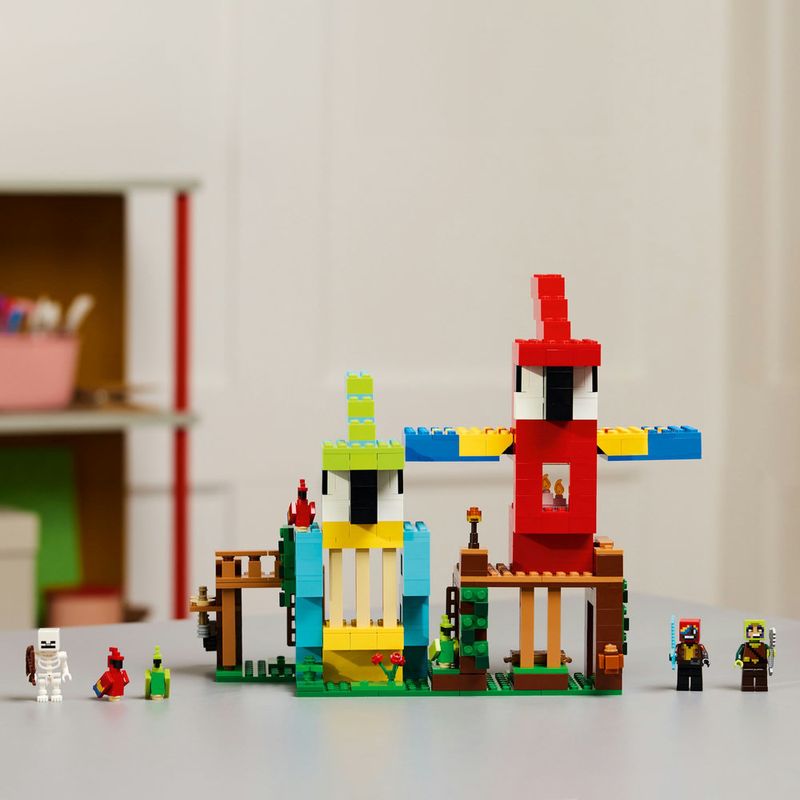 LEGO---Minecraft---As-Casas-dos-Papagaios---21282-4