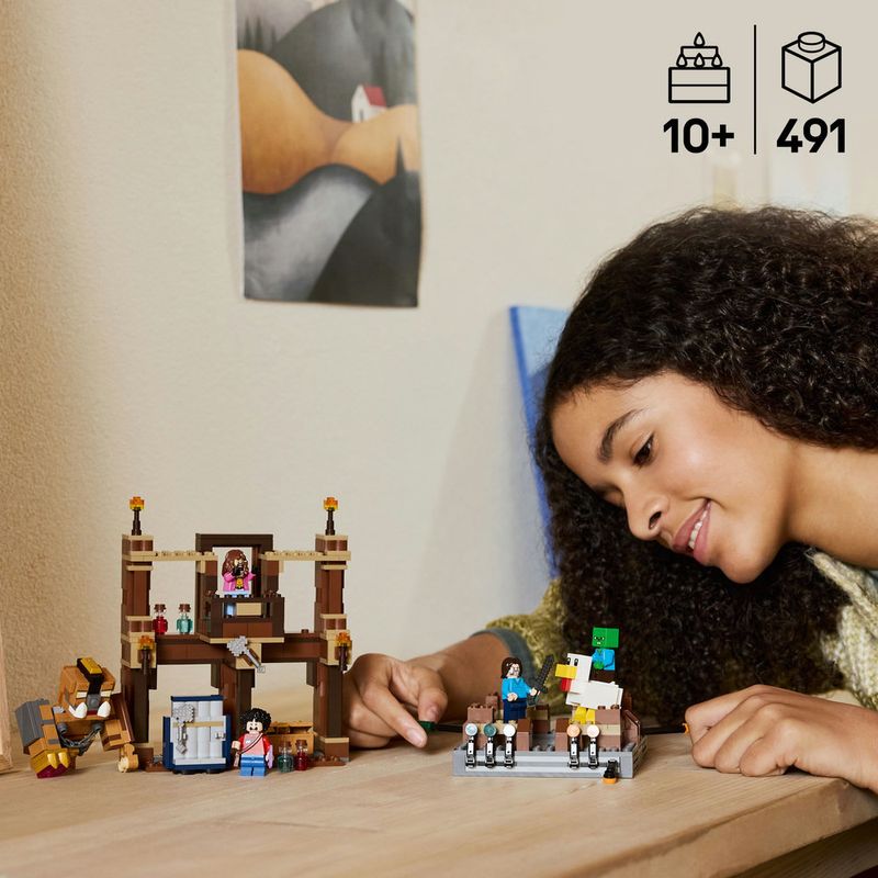 LEGO---Minecraft---Ringue-de-Luta-na-Mansao-da-Mata---21272-7