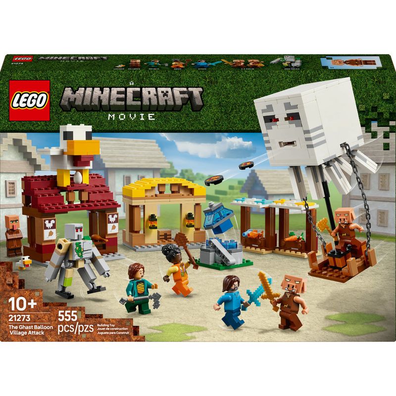 LEGO---Minecraft---O-Ataque-do-Balao-Ghast-a-Vila---21273-1