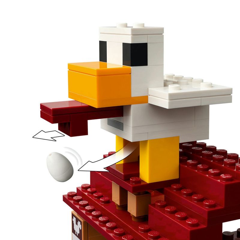 LEGO---Minecraft---O-Ataque-do-Balao-Ghast-a-Vila---21273-9