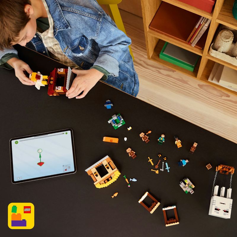 LEGO---Minecraft---O-Ataque-do-Balao-Ghast-a-Vila---21273-11