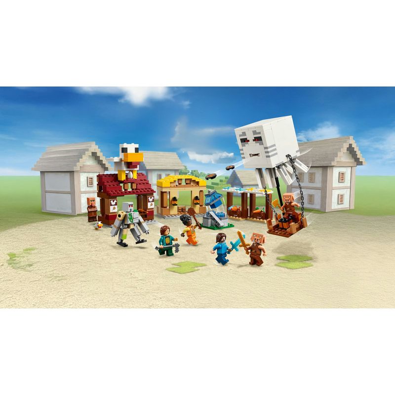 LEGO---Minecraft---O-Ataque-do-Balao-Ghast-a-Vila---21273-12