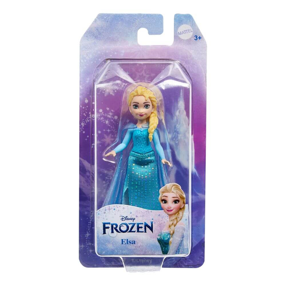 Mini Boneca Disney Frozen 9cm - Elsa Frozen 1 - Mattel HPL56/HPD45 - Ri ...