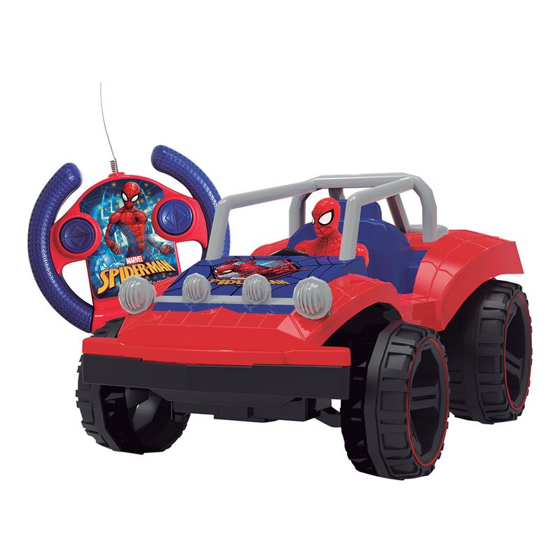 Carro com controle remoto do homem aranha / spider man / carrinho de  brinquedo vermelho