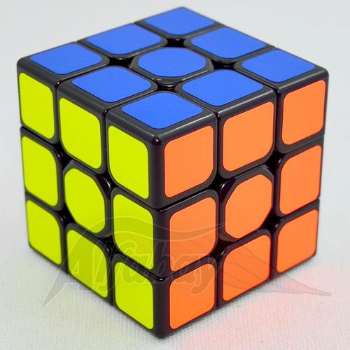 Cubo Mágico Profissional 3x3x3 Sail W Preto