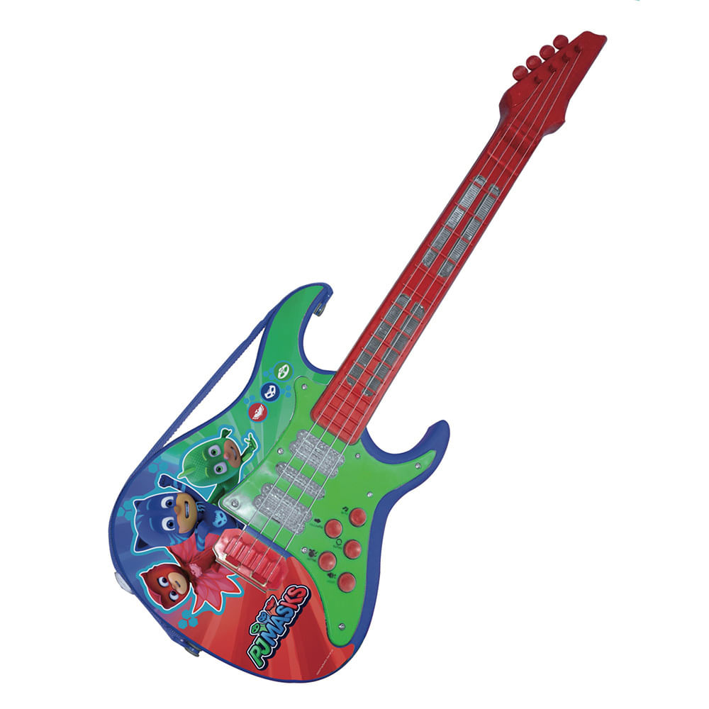 Confira Brinquedo Musical - Mini Guitarra - PJ Masks - Candide