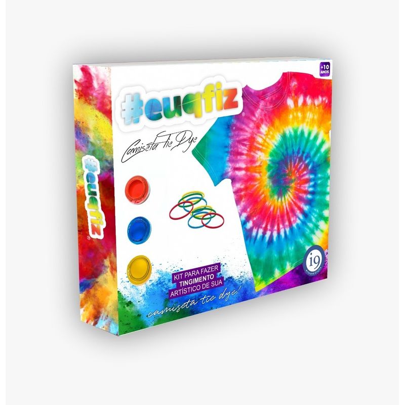 Conjunto-de-Artes---Pinturas-Tie-Die-com-Camiseta-PP-e-Cores---Eu-Que-Fiz---I9-Brinquedos-0