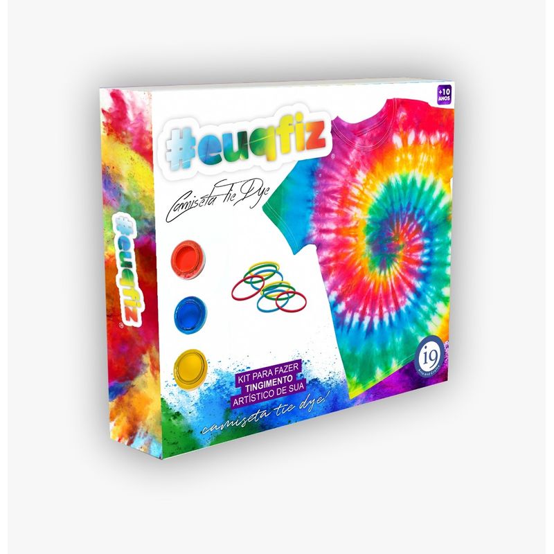 Conjunto-de-Artes---Pinturas-Tie-Die-com-Camiseta-M-e-Cores---Eu-Que-Fiz---I9-Brinquedos-0