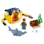 LEGO-City---Mini-Submarino-Oceanico---60263-1