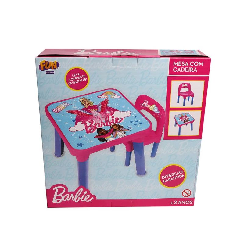 Mesa-de-Atividades---Barbie---com-Cadeira---Fun-1
