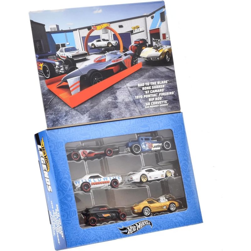 Kit c/ 6 Carrinhos Hot Wheels Legends - Mattel - Ri Happy