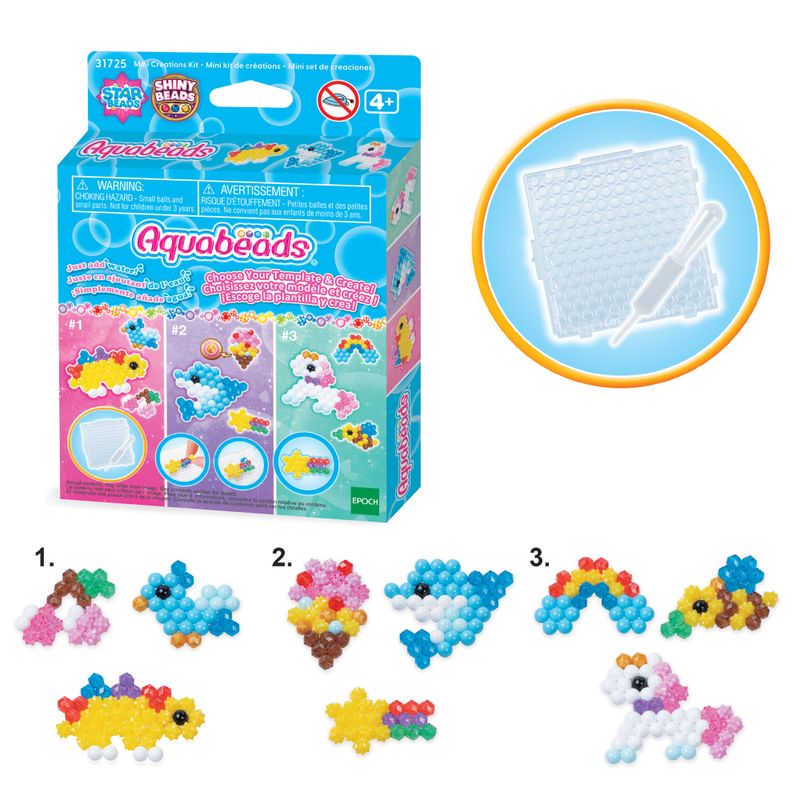 Kit-de-Artesanato---Micangas---Mini-Creations---Aquabeads---Epoch-0