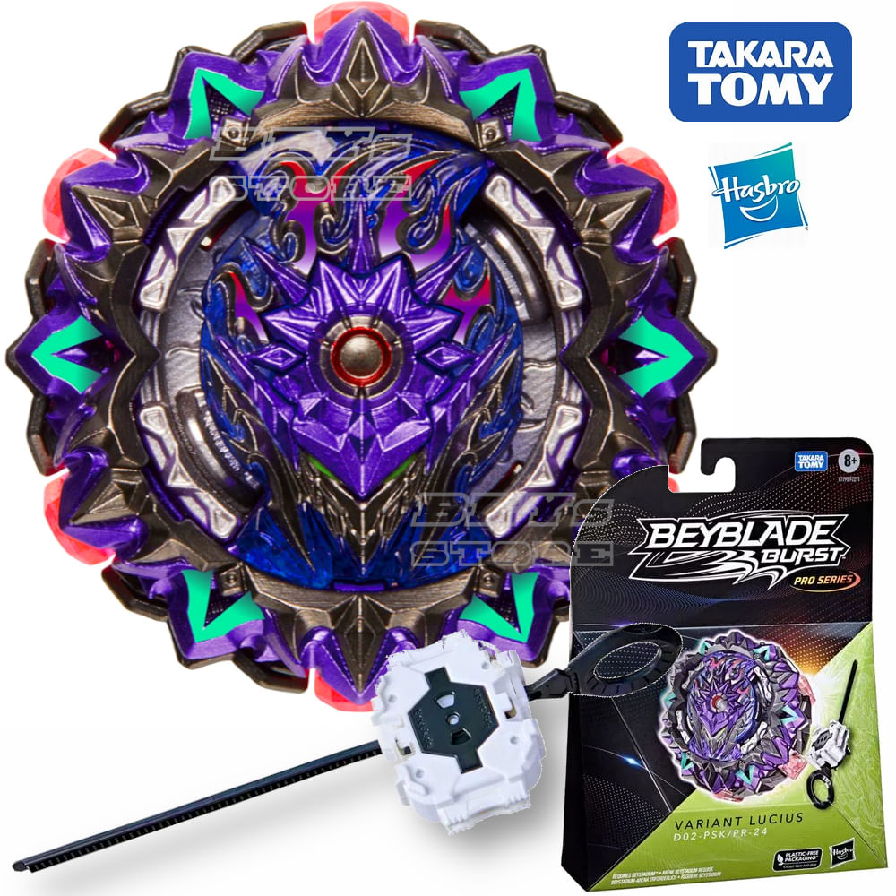 Beyblade Oficial Hasbro/Takara Tomy Variant Lucius Lançador - Ri Happy