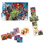 Conjunto-de-Jogos---Quebra-Cabeca-Jogo-da-Memoria-e-Domino---Disney---Marvel---Avengers---Toyster--1