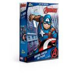 Quebra-Cabeca---60-pecas---Disney---Marvel---Os-Vingadores---Capitao-America---Toyster-0