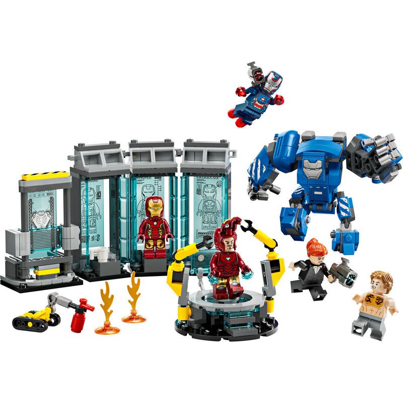 LEGO---Super-Heroes-Marvel---Laboratorio-do-Homem-de-Ferro--Salao-de-Armaduras---76315-2