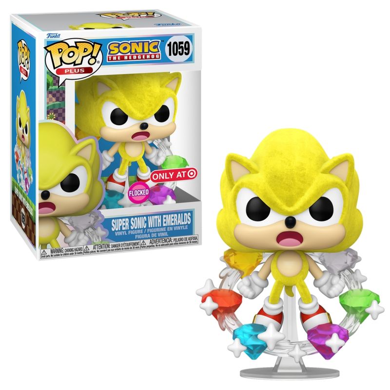 Boneco---Funko-Pop-Plus--Sonic-The-Hedgehog---Super-Sonic-Com-Esmeraldas---Candide-0
