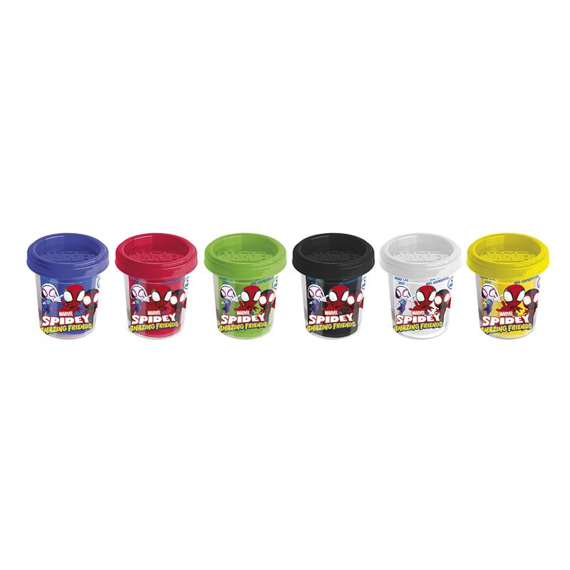 Conjunto-De-Massa-De-Modelar-E-Acessorios---Marvel---Spidey-Amigos---Cotiplas-3