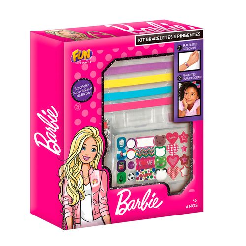 Barbie Kit Braceletes e Pingentes - Fun Divirta-se