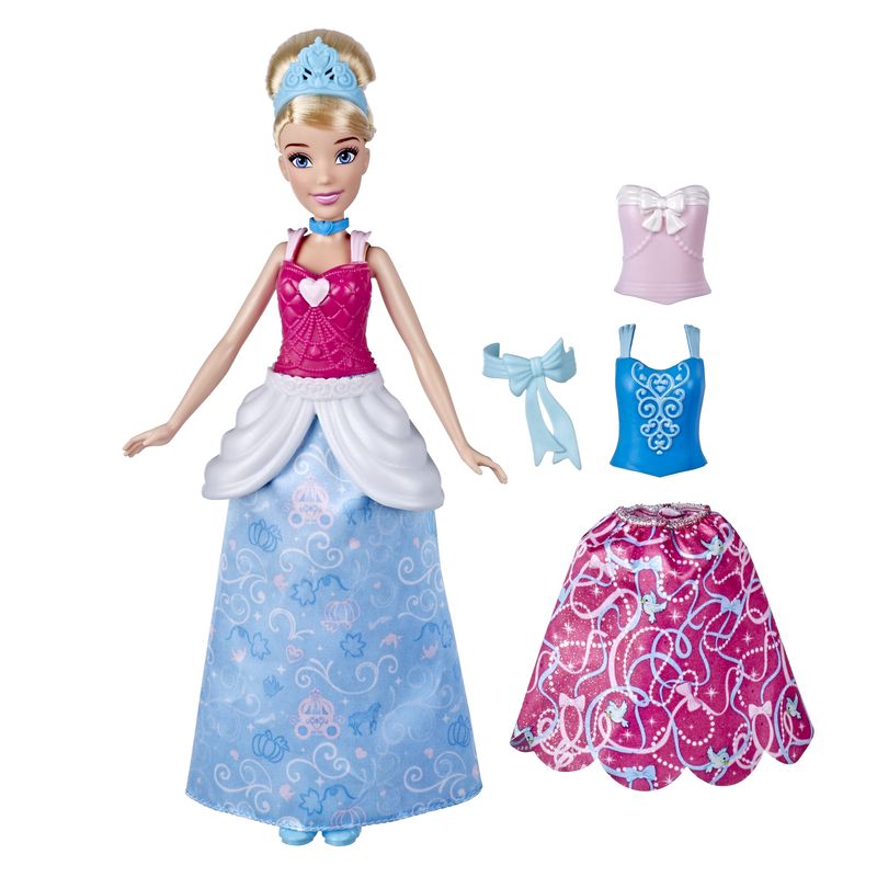 Boneca-Articulada---35-Cm---Cinderela---Troca-de-Roupa---Princesas-Disney---Hasbro-1