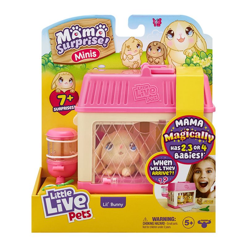 Playset---Live-Little-Pets---Mama-Surprise-Mini---Coelhinho---Rosa---Fun-1