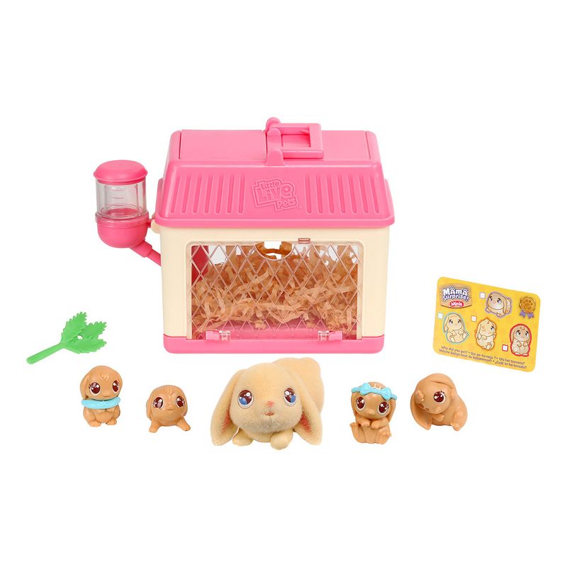 Playset---Live-Little-Pets---Mama-Surprise-Mini---Coelhinho---Rosa---Fun-4