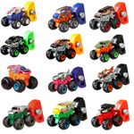 lancador-e-mini-veiculo-hot-wheels-monster-trucks-modelos-sortidos-mattel_frente