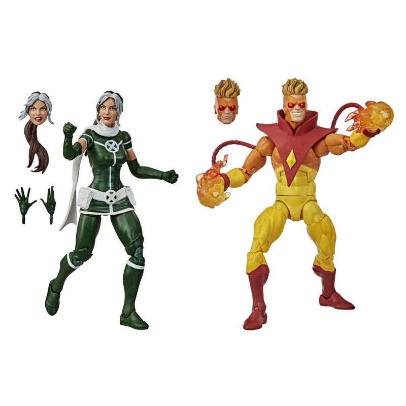 Figura-de-Acao---22-Cm---Disney---Marvel-Legends-Series---X-Men-Rogue-e-Pyro---Hasbro-0