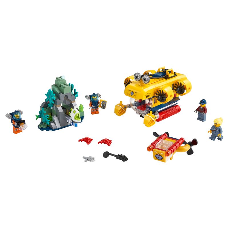 LEGO-City---Submarino-de-Exploracao-do-Oceano---60264-1
