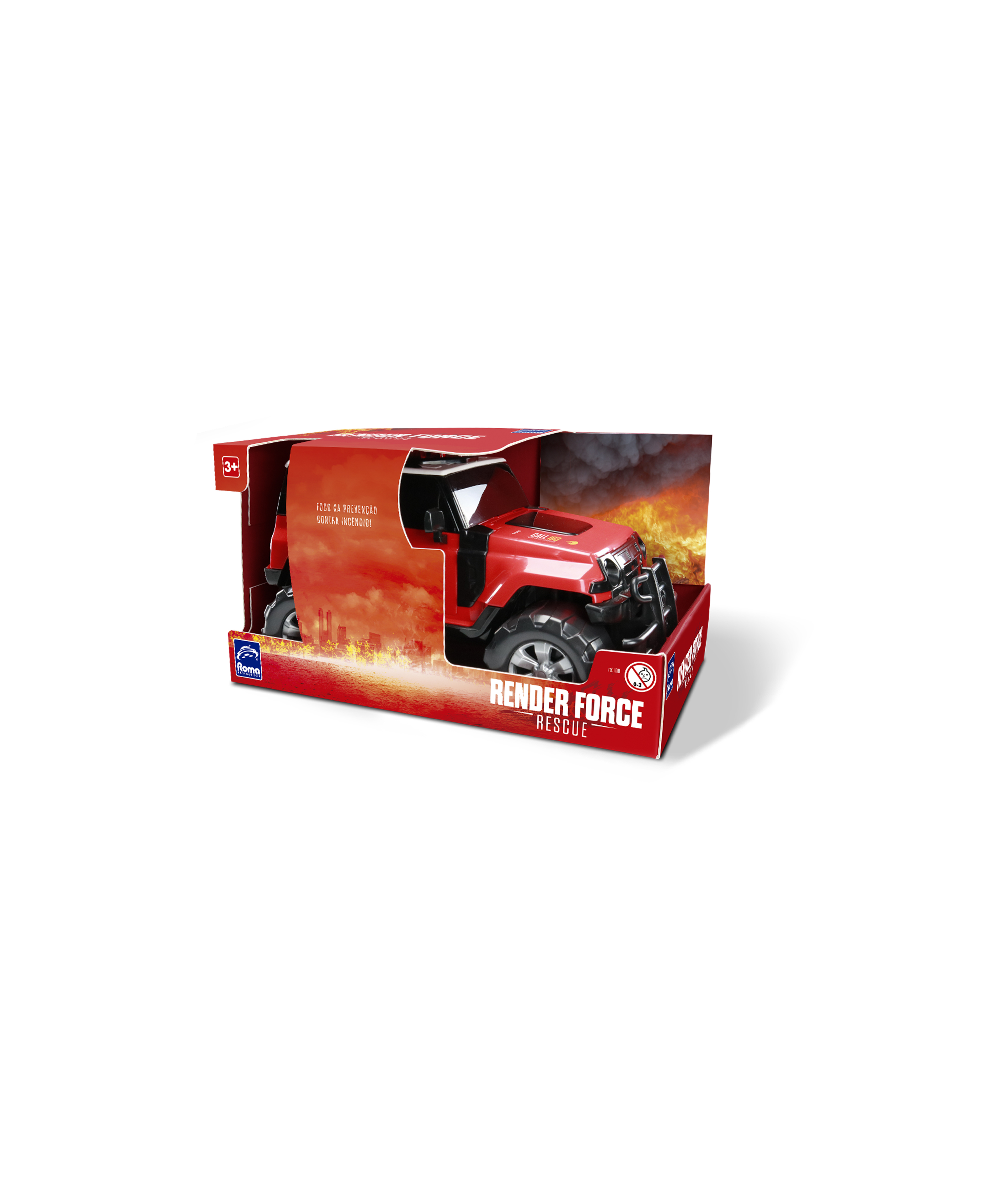 Confira Veículo Roda Livre - Render Force Rescue - Roma Jensen