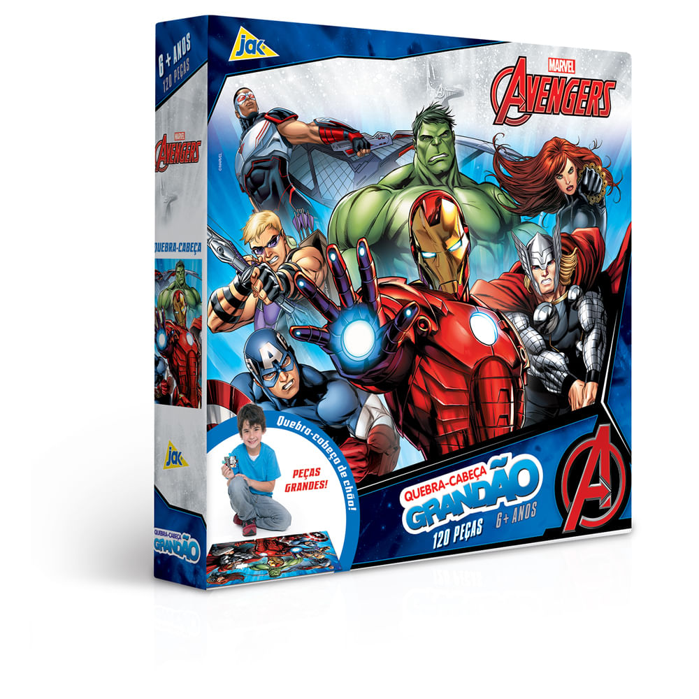 Quebra-cabeça Vingadores Marvel 150 Peças Toyster - 8036