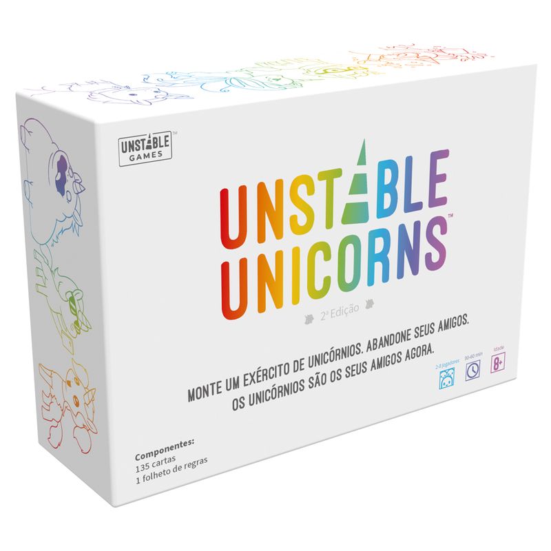 Jogo-de-Cartas---Unstable-Unicorns---De-2-a-8-Jogadores---Galapagos-0
