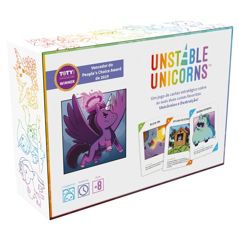 Jogo-de-Cartas---Unstable-Unicorns---De-2-a-8-Jogadores---Galapagos-2