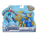 Conjunto-de-Bonecos-Articulados---Disney---Marvel---Bend-And-Flex---Iron-Patriot-e-Thanos---Hasbro-1