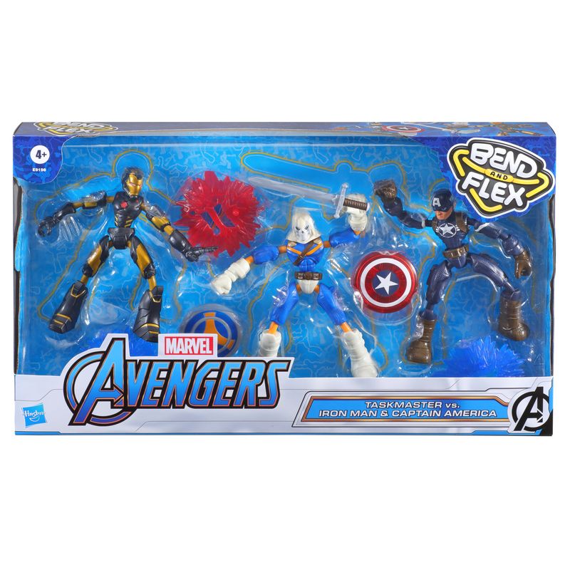 Conjunto-de-Bonecos-Articulados---Disney---Marvel---Bend-And-Flex--Vingadores---Hasbro-5