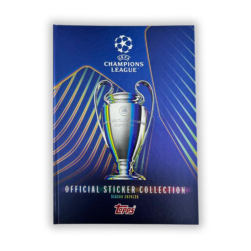 Livro-Ilustrado-Capa-Dura-e-Cartas---UEFA-Champions-League-2024-25---Topps-0
