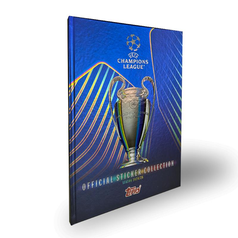 Livro-Ilustrado-Capa-Dura-e-Cartas---UEFA-Champions-League-2024-25---Topps-1
