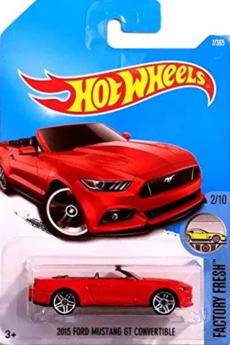Hot Wheels Factory Fresh - 2015 Ford Mustang GT Convertible - Ri Happy