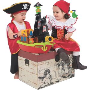 Brinquedo Infantil Blocos De Montar a Aventura Do Barco Pirata 386 Peças  21152 Lego - Papellotti