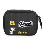 Estojo Box Snoopy Patch Bordado Preto Luxcel Estojo Box Snoopy Patch Bordado Preto Luxcel